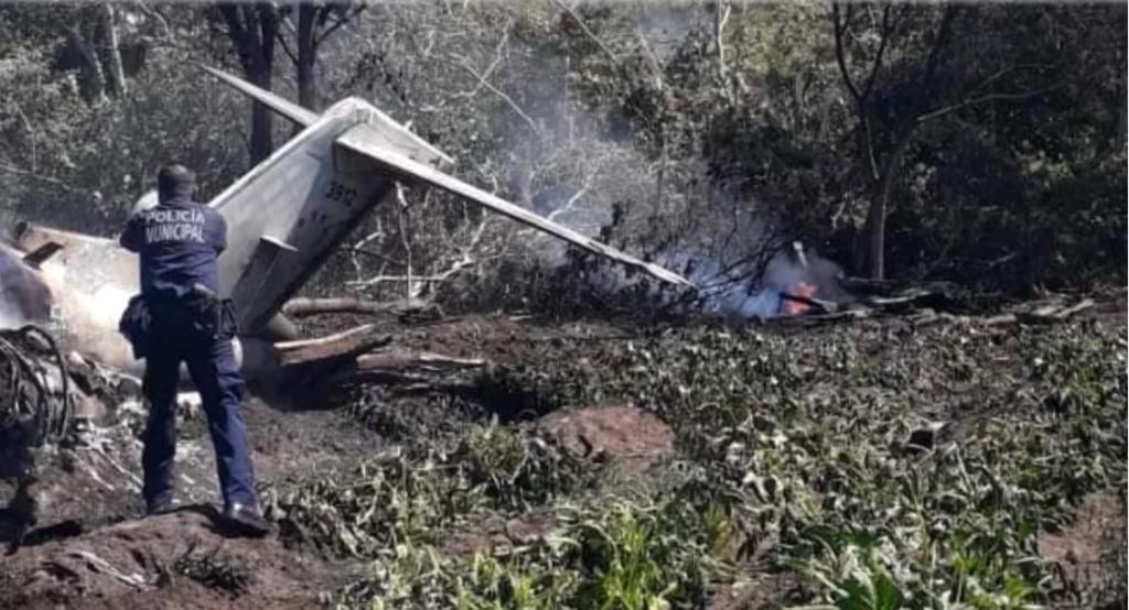 La Secretaría de la Defensa Nacional (Sedena) confirmó que el accidente aéreo en Emiliano Zapata, Veracruz dejó seis elementos sin vida. (ESPECIAL)