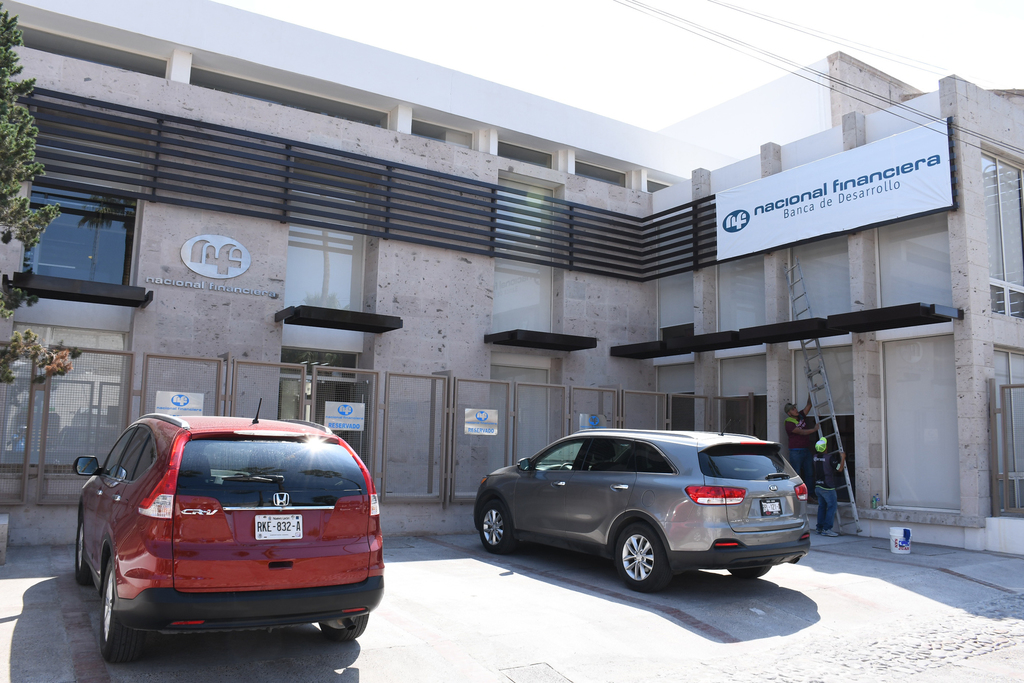 En septiembre del 2019 fueron inauguradas las oficinas de Nacional Financiera en Torreón, ubicadas en la avenida Abasolo casi esquina con la calle Galeana. (EL SIGLO DE TORREÓN)