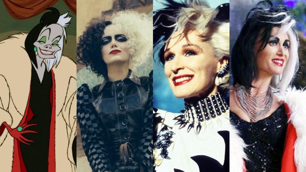 'Nací brillante, mala y un poco loca. Soy Cruella', pronuncia una Emma Stone, caracterizada con un look extravagante y 'punk', en la línea de la versión animada del personaje de '101 dálmatas', y que muchos han comparado con el de otra villana: 'Harley Quinn' (Margot Robbie) y con Madonna. (ESPECIAL)  