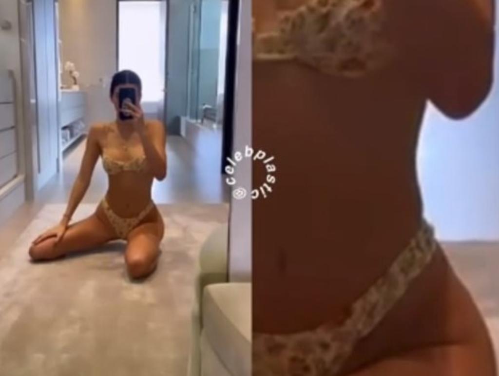 Luego del revuelo que ocasionó Kendall Jenner en redes sociales por su figura, en la misma red se difundió un video exhibiendo presunta  edición en su silueta. (Especial) 