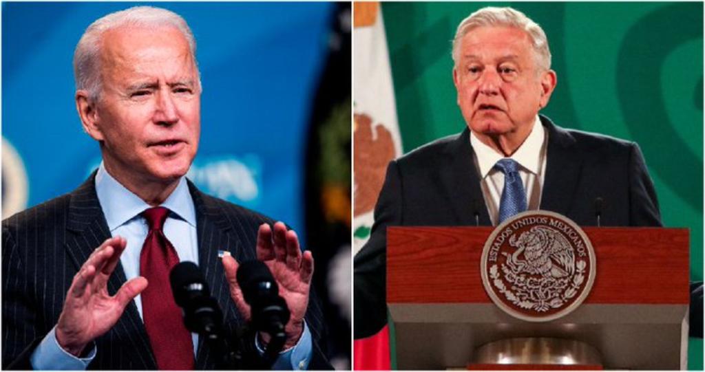 López Obrador aseguró que su homólogo de Estados Unidos, Joe Biden, no ve a México como el patio trasero de Estados Unidos. (ESPECIAL)