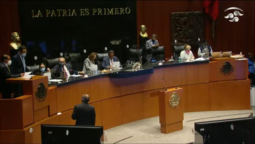 El pleno del Senado aprobó en lo general con 68 votos a favor y 58 en contra la reforma a la Ley de la Industria Eléctrica que impulsa el presidente Andrés Manuel López Obrador. (ESPECIAL)