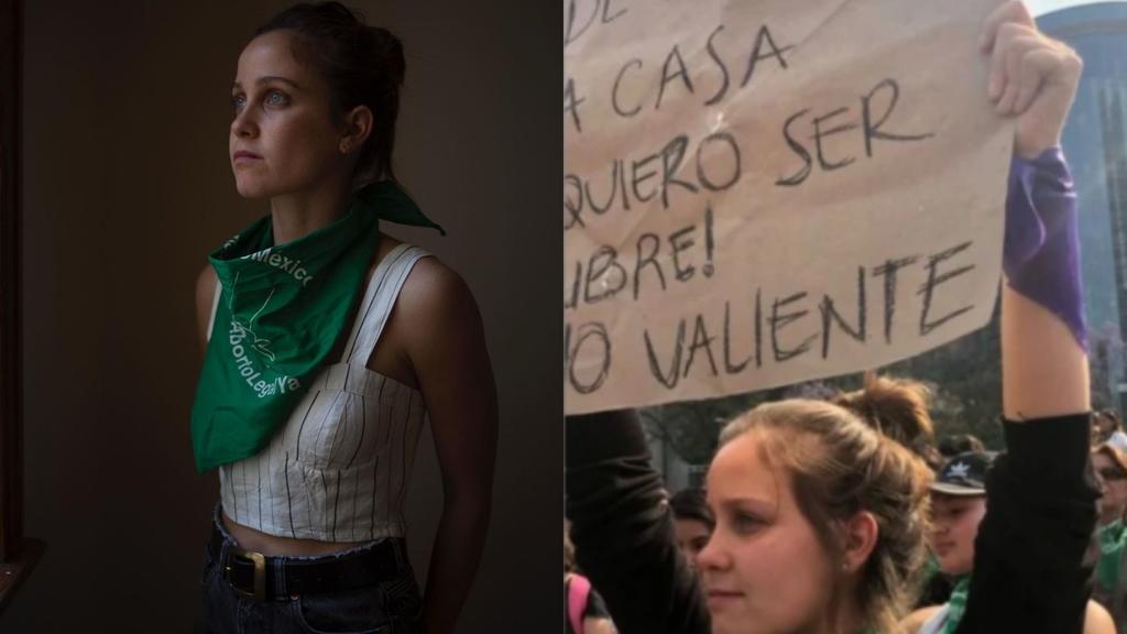 Natasha Dupeyrón expresó nuevamente su postura sobre el aborto legal y sobre el poder del feminismo para transformar a la sociedad. (ESPECIAL) 