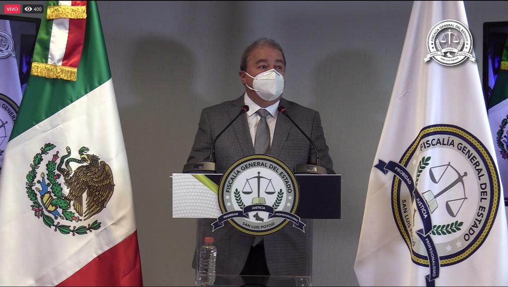 La Fiscalía General del Estado de San Luis Potosí informó de la detención de cuatro presuntos implicados en el asesinato del presidente de la Coparmex en la entidad, Julio Galindo Pérez. (ESPECIAL)