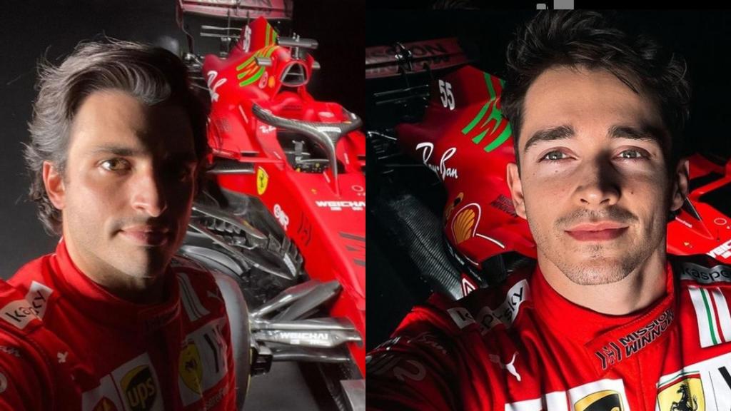 Ferrari presentó este miércoles el SF21, un monoplaza con unidad de potencia y cambios completamente nuevos y aerodinámica mejorada, con el que el español Carlos Sainz y el monegasco Charles Leclerc afrontarán el Mundial de Fórmula 1 de 2021. (ESPECIAL)