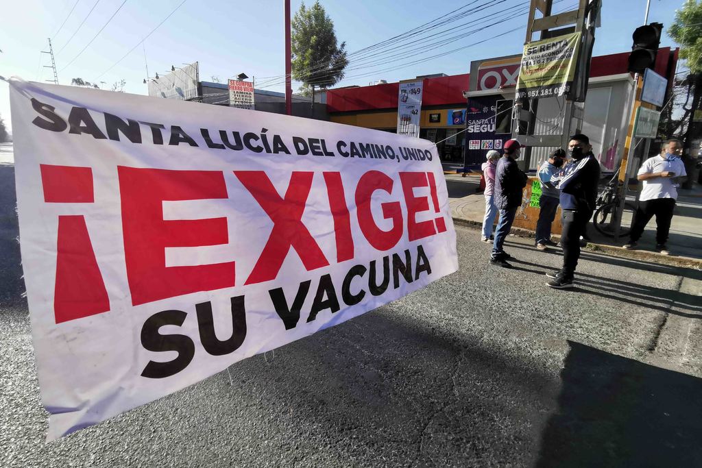 La mañana de este jueves, las protestas llegaron hasta las instalaciones de Bienestar.