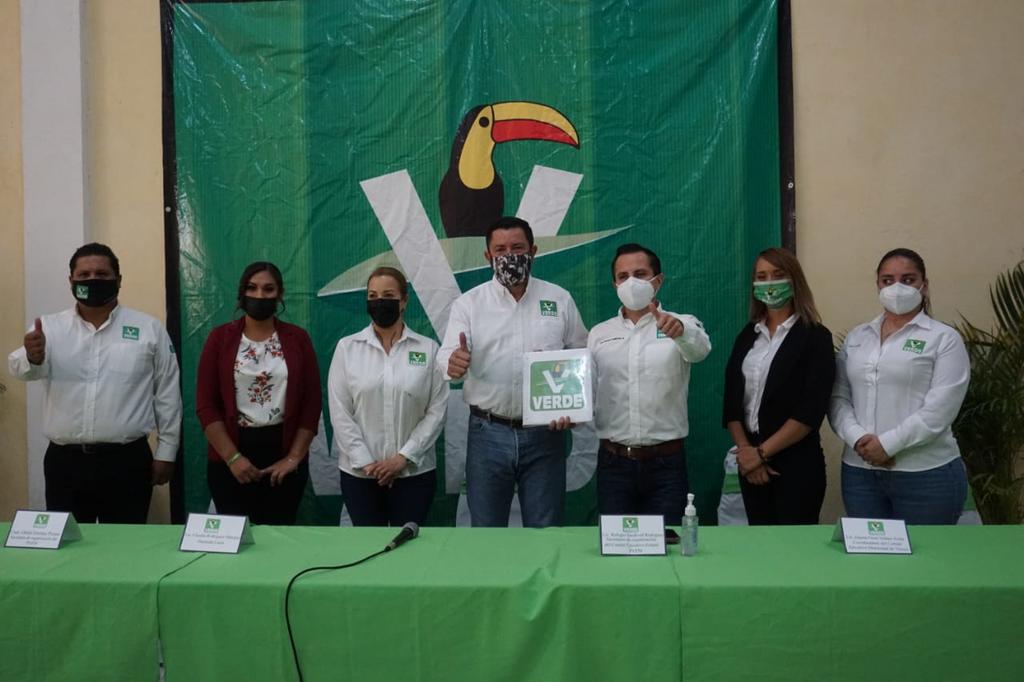 El alcalde de Matamoros Horacio Piña, buscará la reelección al cargo, ahora abanderado por el Partido Verde Ecologista de México (PVEM). (MARY VÁZQUEZ)