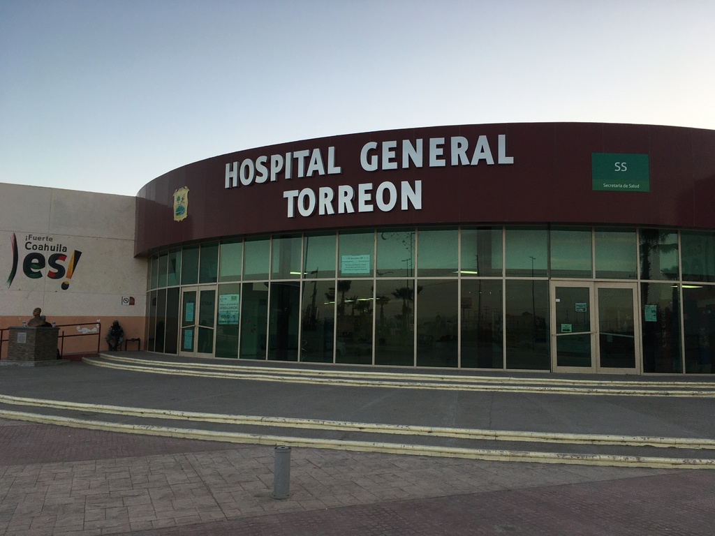 Al día de ayer había 9 pacientes internados por COVID-19 en el Hospital General de Torreón, 2 de ellos con respiración asistida. (ARCHIVO)
