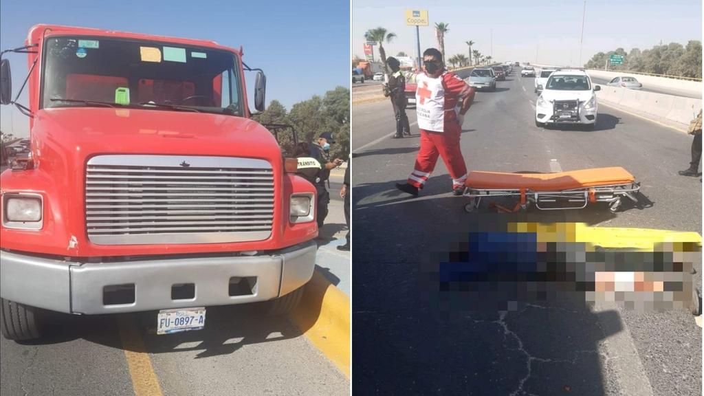 Hombre termina hospitalizado luego de ser arrollado por un camión en el periférico de Gómez Palacio; su estado de salud se reportó como estable. (EL SIGLO DE TORREÓN)
