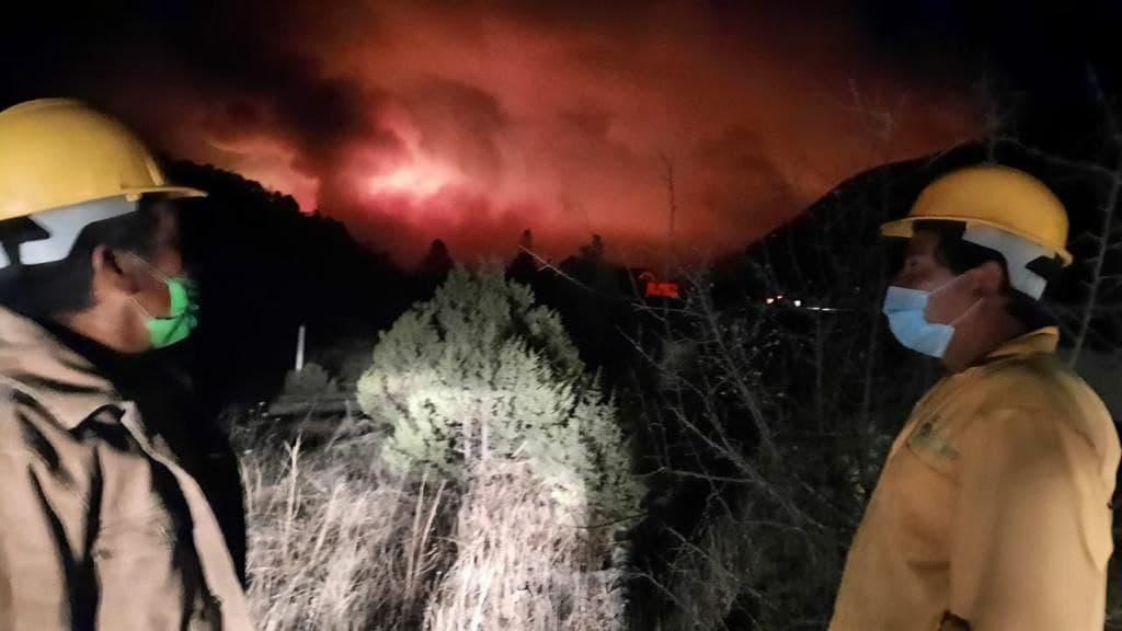 La titular de la Secretaría de Medio Ambiente del Estado (SMA) de Coahuila, Eglantina Canales Gutiérrez informó que 96 brigadistas de diversas instituciones acudieron a 'La Pinalosa' para combatir el incendio forestal en la Sierra de Arteaga. (EL SIGLO DE TORREÓN)