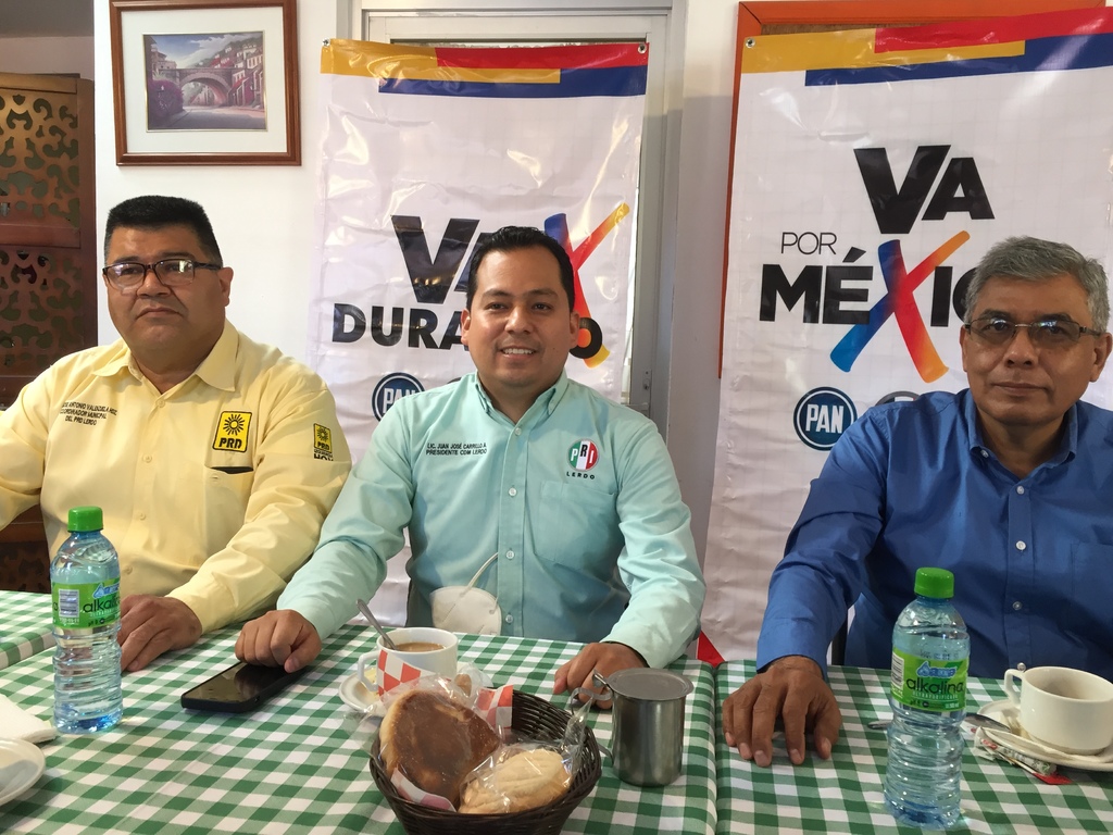 Ayer se reunieron los dirigentes locales del PRI y PRD; y el presidente del Comité local del PAN.