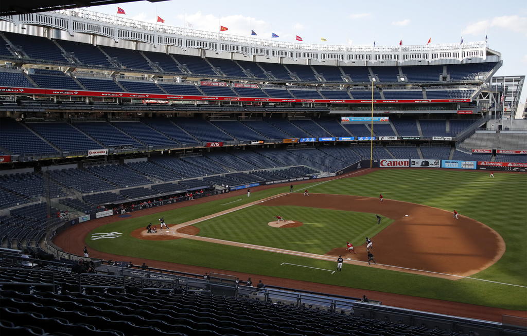 Los Mets y Yanquis de Nueva York tendrán aficionados en sus respectivos campos del Citi Field y Yankee Stadium cuando a partir del próximo 1 de abril de comienzo la temporada regular del béisbol profesional de las Grandes Ligas. (EFE)
