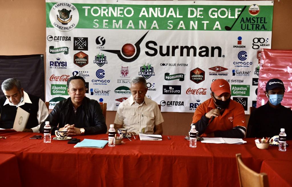 Con bombo y platillo, se anunció en el Campestre Gómez Palacio, la edición 2021 de su tradicional Torneo de Golf de Semana Santa. (EL SIGLO DE TORREÓN)