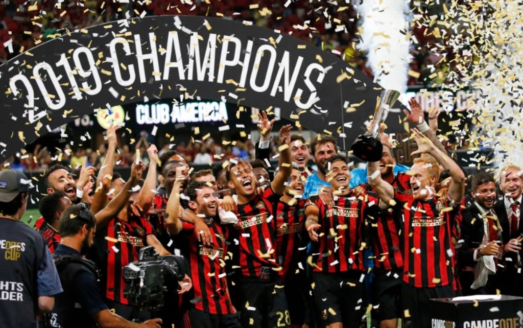 El Atlanta United de la MLS ganó la Campeones Cup 2019 al derrotar a las Águilas del América en la final. (ARCHIVO)
