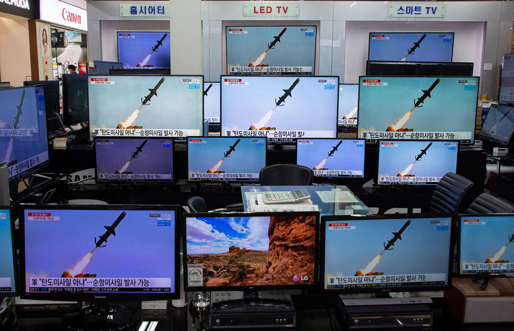 Se trata de la primera prueba de armas norcoreana desde la llegada al poder de Joe Biden en Estados Unidos. (EFE) 
