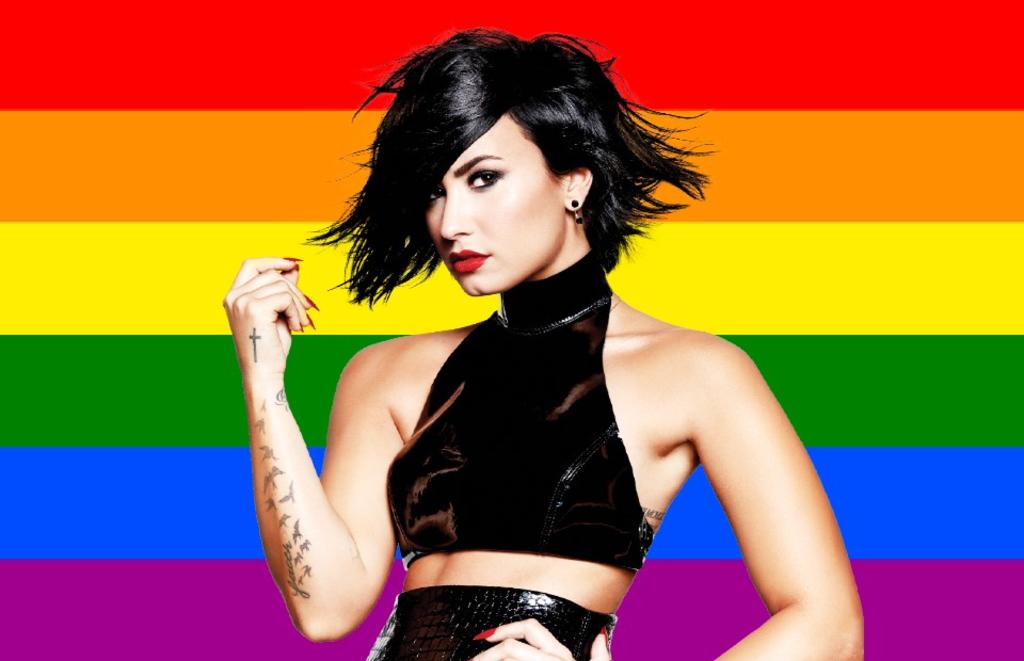 La famosa actriz y cantante estadounidense, Demi Lovato, se convirtió en tendencia internacional al compartir a 'The Joe Rogan Experience' que es pansexual y que pertenece a la comunidad LGBT+. (Especial) 