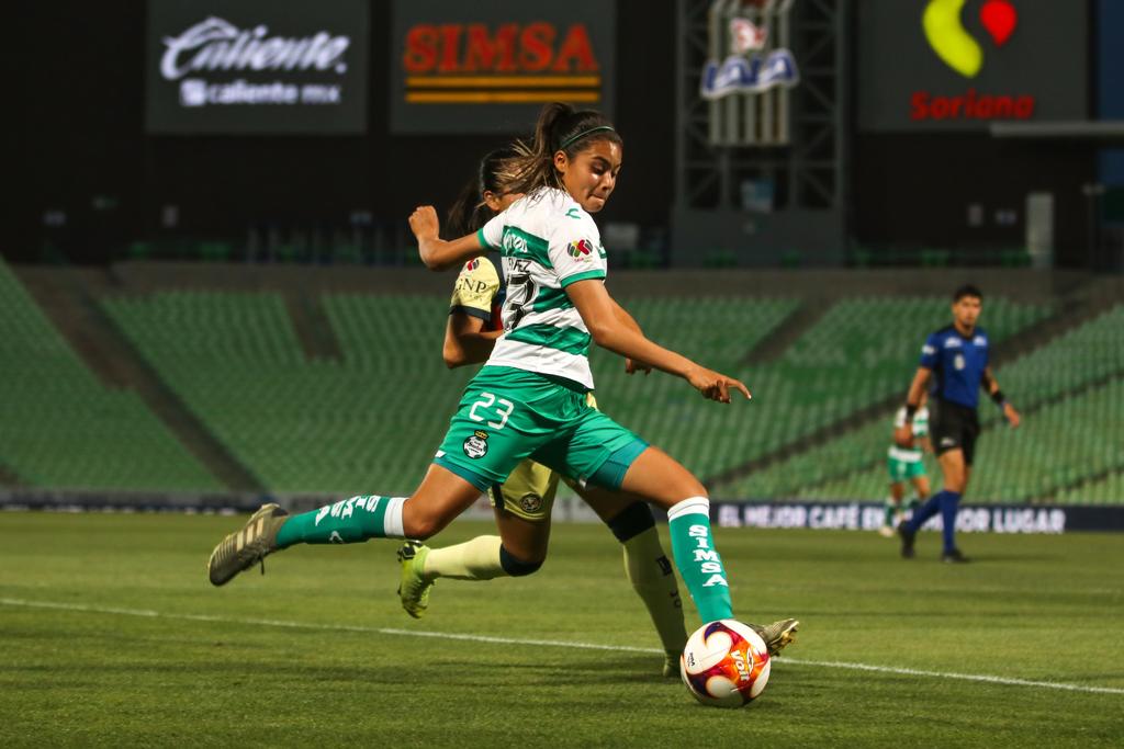 El América derrotó 2-1 a las Guerreras esta noche en el Estadio Corona, en el cierre de la jornada 14 dentro de la Liga MX Femenil. (ESPECIAL)
