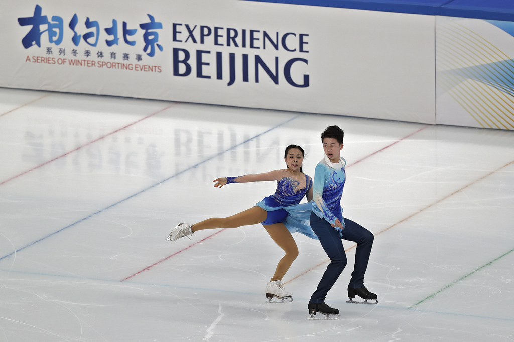 La inauguración de los Juegos Olímpicos de invierno de Beijing está programada para febrero de 2022. (AP)