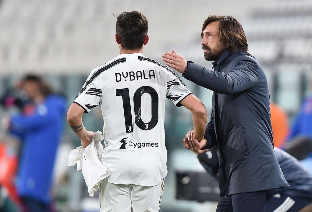  Andrea Pirlo, técnico del Juventus Turín, celebró este miércoles el regreso con gol del argentino Paulo Dybala y le definió un 'valor añadido' para cualquier equipo. (EFE)
