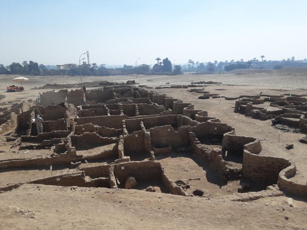 La ciudad estuvo activa durante los reinados de faraones de la Dinastía XVIII, como Amenhotep III o Tutankamaón (EFE) 