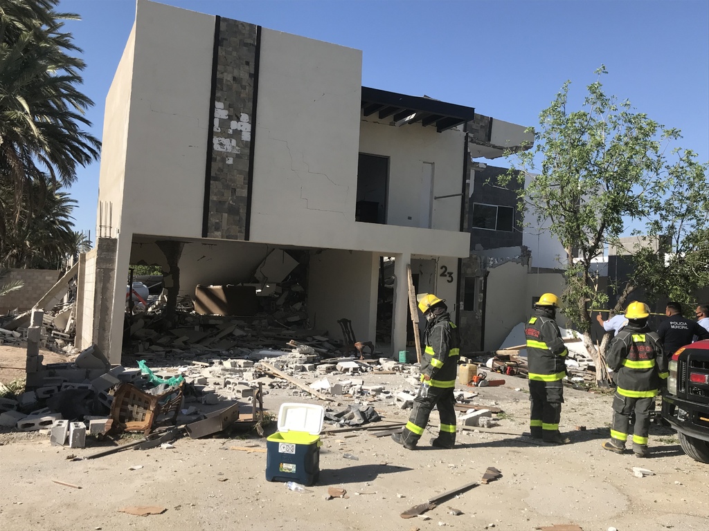 Una casa en el sector habitacional San Armando registró una explosión por acumulación de gas.