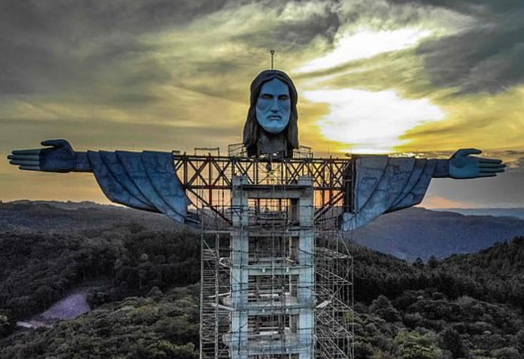 En Brasil, ya se construye un segundo monumento de Cristo, el cual será más alto que el famoso Cristo Redentor en Río de Janeiro. (Especial) 