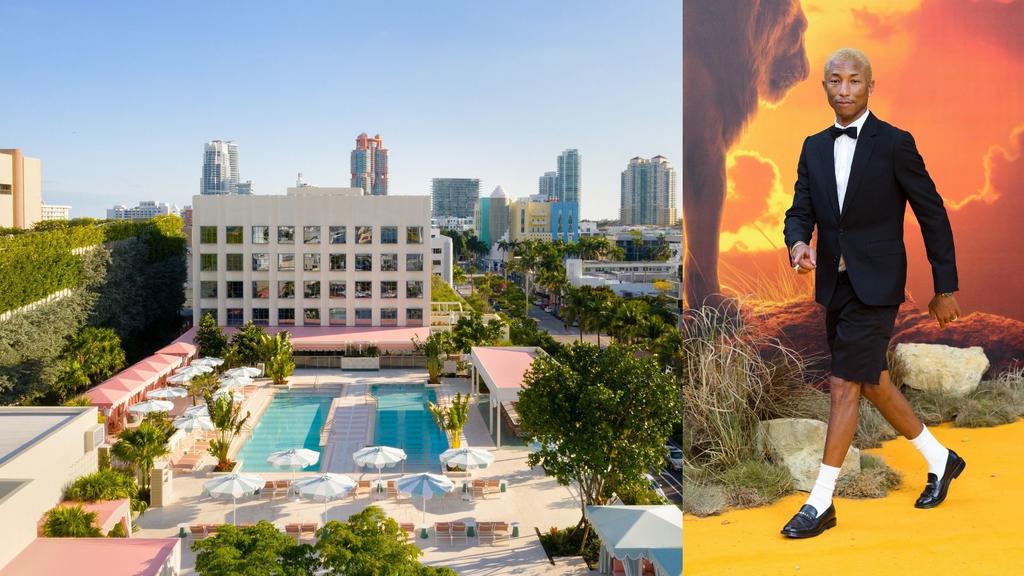 El cantante Pharrell Williams abrirá su primer hotel este jueves en Miami Beach. (ARCHIVO)