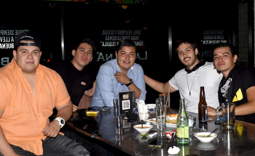 Paulo, Bryan, Emmanuel, Abner, Carlos. (EL SIGLO DE TORREÓN / Jesús Galindo López)