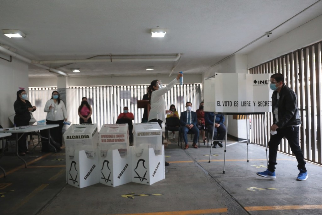 El Instituto Nacional Electoral (INE) realizó un simulacro para entender cómo será la votación del próximo 6 de junio.