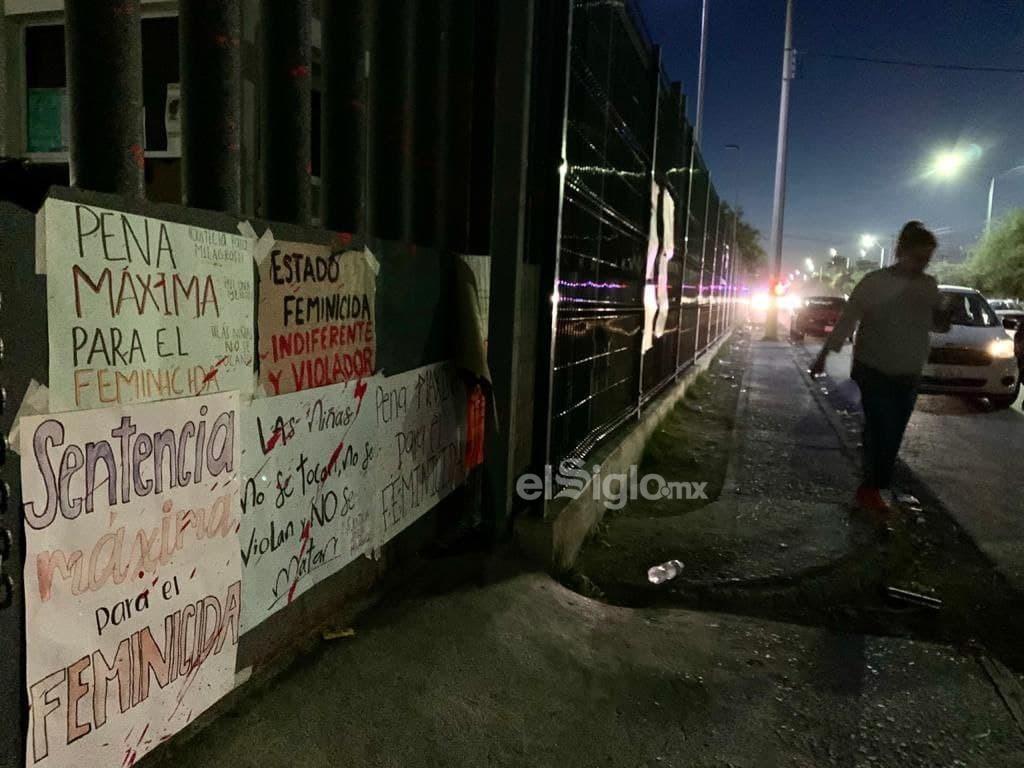 La sentencia de 23 años de prisión para el feminicida de la pequeña Milagros, niña de apenas 2 años de edad de Matamoros, llenó de indignación a colectivos y feministas de la Comarca Lagunera. (ERICK SOTOMAYOR)