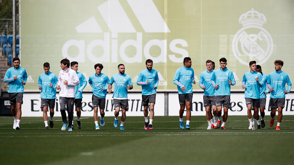 Real Madrid sostuvo ayer su último entrenamiento para el duelo de hoy ante el Cádiz. (CORTESÍA REAL MADRID)