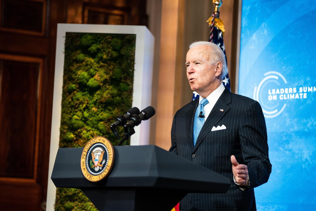 El presidente estadounidense, Joe Biden, destacó hoy la 'oportunidad de crear millones empleos bien pagados' que ofrece la inversión necesaria en energías renovables e infraestructura sostenibles para frenar el cambio climático. (ARCHIVO) 