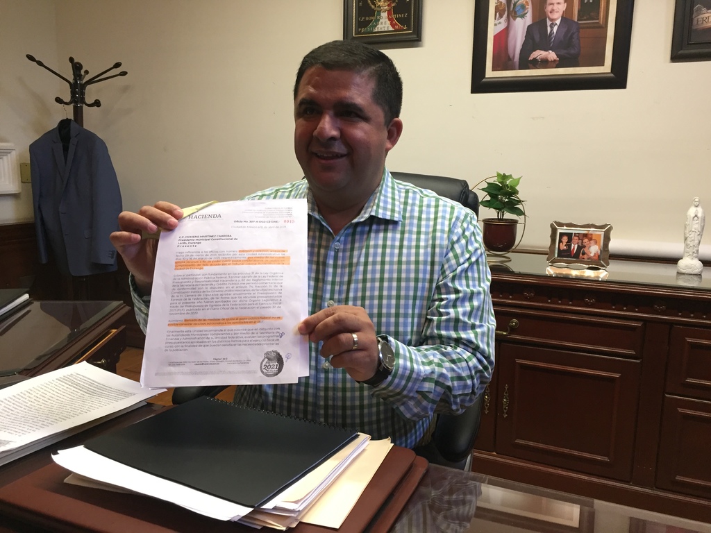 El Cabildo de Lerdo autorizó que el alcalde Homero Martínez Cabrera pueda solicitar un crédito para liquidar a 55 extrabajadores. (GUADALUPE MIRANDA)