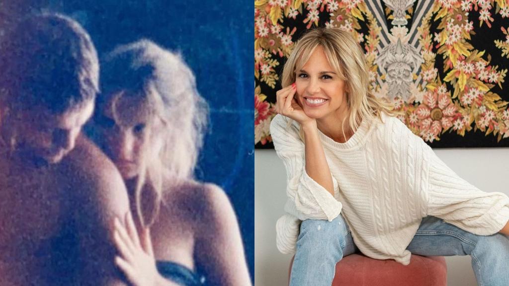 Mariana Fabbiani, modelo y conductora argentina, compartió fotos inéditas junto al “Sol” mientras grababan el video musical del tema Suave en 1993. (ESPECIAL)