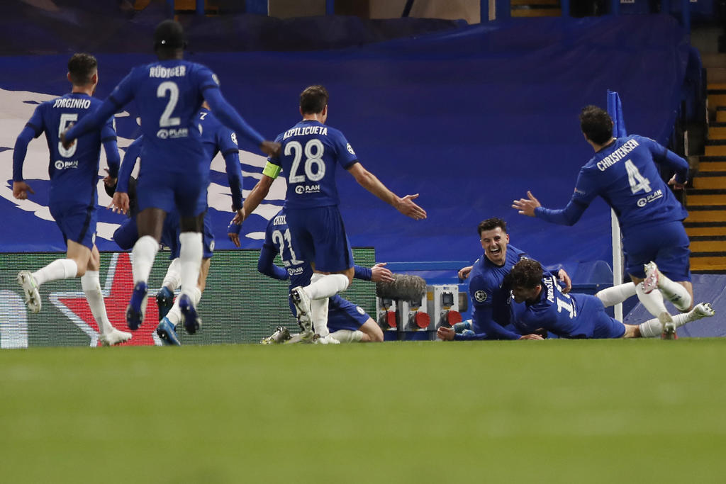 El Chelsea disputará la final de la Liga de Campeones ante el Manchester City, tras mostrar una clara superioridad ante el Real Madrid en el partido de vuelta de las semifinales, con goles de Timo Werner y Mason Mount (2-0). (AP)
