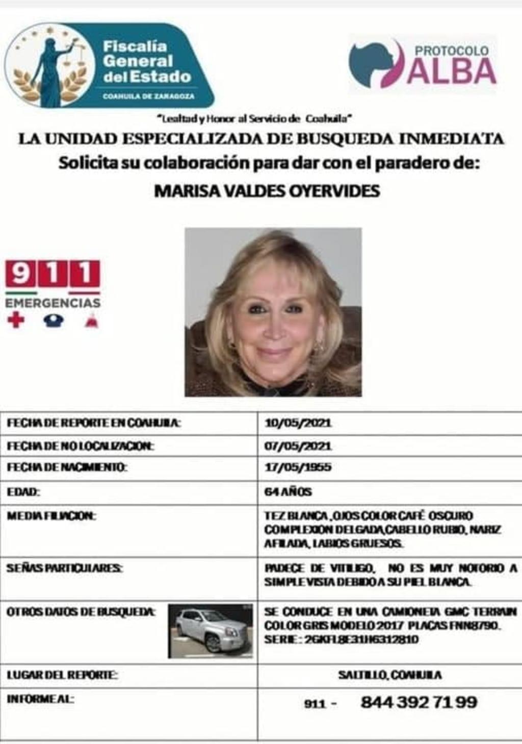 Marisa 'N', ciudadana de Saltillo reportada como desaparecida, fue localizada sin vida y con huellas de violencia en Nuevo León.