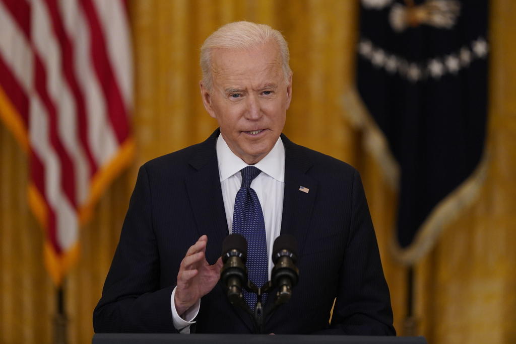 El presidente estadounidense, Joe Biden, mantiene su 'respaldo al derecho legítimo de Israel a defenderse', a la vez que 'condena' los ataques con cohetes de estos días lanzados por el movimiento islámico Hamás contra varias ciudades israelíes, indicó este martes la Casa Blanca. (EFE) 