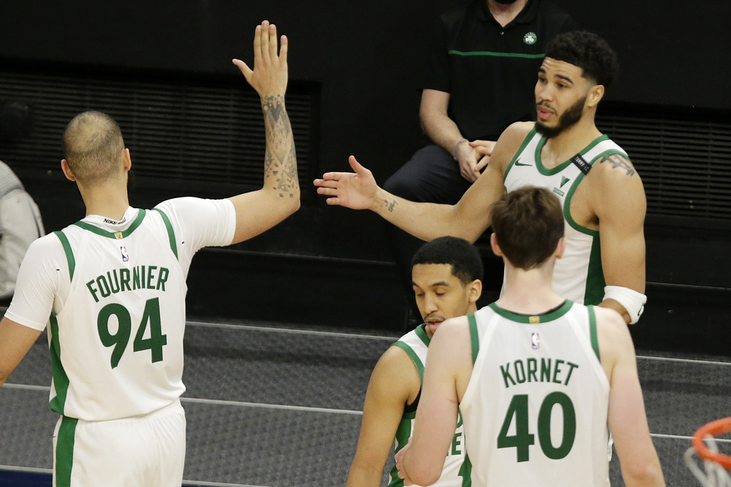Los Celtics, que terminaron en séptimo lugar en el Este, se enfrentarán hoy a los Wizards. (AP)