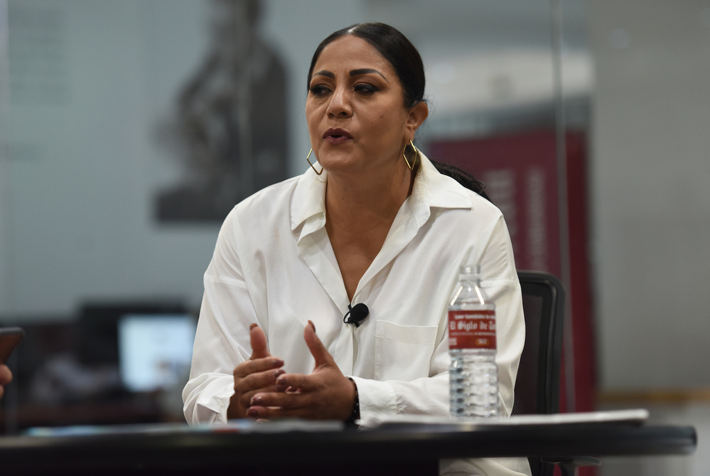 La alcaldesa con licencia de Cuencamé, María de Lourdes Martínez Espinoza, es la candidata de la alianza Va por Durango entre el PRI, PAN y PRD, al distrito 03 federal.