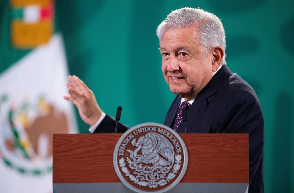 López Obrador destacó que en el país se están 'cumpliendo los pronósticos de crecimiento económico', subrayando que las calificadoras coinciden en que se avanzará entre 5 y 6 por ciento durante este 2021. (ARCHIVO)