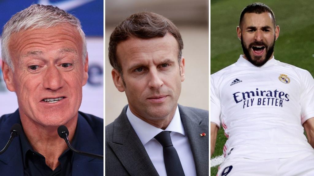 El presidente de Francia, Emmanuel Macron, saludó este miércoles el regreso de Karim Benzema a la selección tras cinco años y medio de ausencia, y consideró que el técnico nacional, Didier Deschamps, tomó 'buenas decisiones'. (ARCHIVO)
