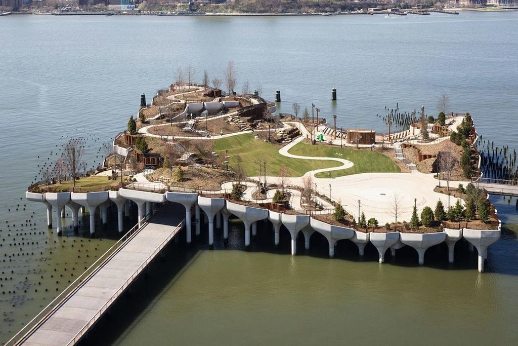 El nuevo parque se llama Little Island (Pequeña Isla) y es conocido también como la Isla de Diller. (INSTAGRAM / @littleislandnyc)