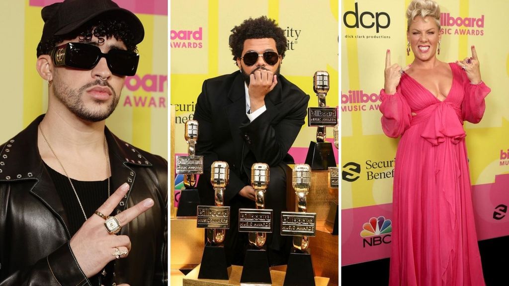 Ganadores. The Weeknd fue el máximo galardonado, seguido por Bad Bunny y el premio a P!NK.