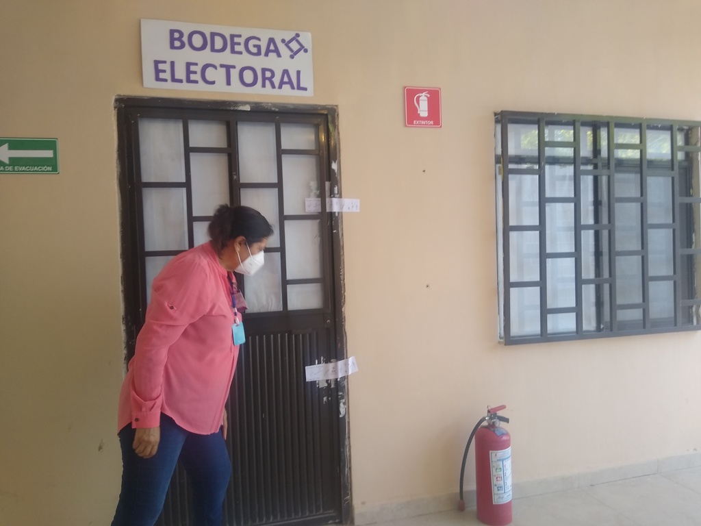 El IEC Madero recibió el pasado fin de semana los paquetes electorales, los cuales están muy vigilados hasta que se procede a la entrega a los presidentes de casilla. (EL SIGLO DE TORREÓN) 