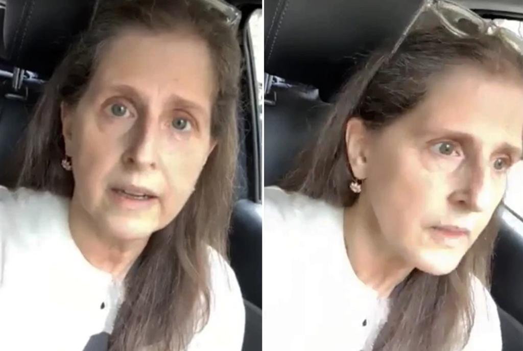 La mujer apareció evidentemente sentada en su vehículo. (INTERNET)