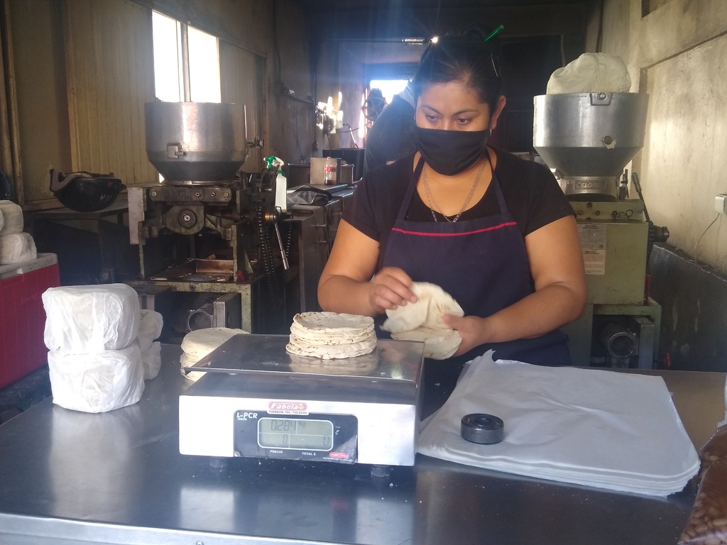 Los precios del maíz registraron alzas que provocaron incrementos de los precios de las tortillas, de entre 1 y 3 pesos, para venderse entre 15 y 18 pesos el kilo en la zona Metropolita. (ARCHIVO) 