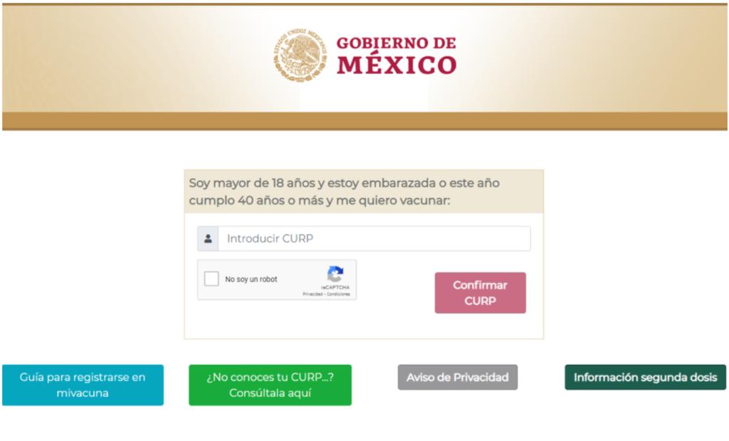 El sitio https://mivacuna.salud.gob.mx/index.php aparece activo e internautas están invitando a visitar el sitio para realizar el registro.
(ESPECIAL)