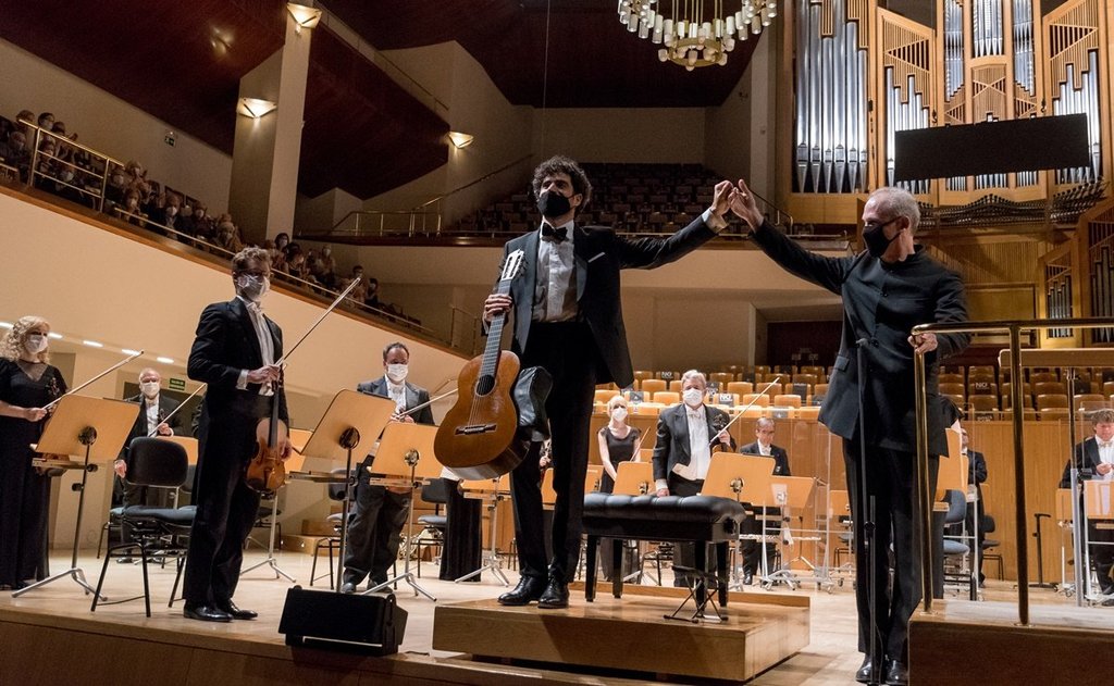 Orgullo. El reconocido director de orquesta mexicano conquistó Madrid este fin de semana.