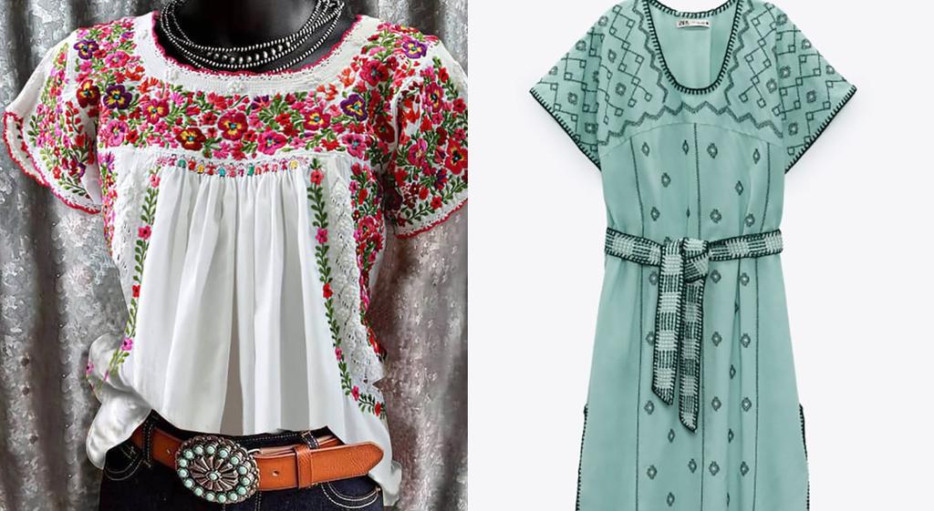Marcas reconocidas a nivel mundial como Zara, han sido acusadas por la Secretaria de Cultura, de apropiarse de diseños textiles de diversas comunidades de México, principalmente de Oaxaca (ESPECIAL) 