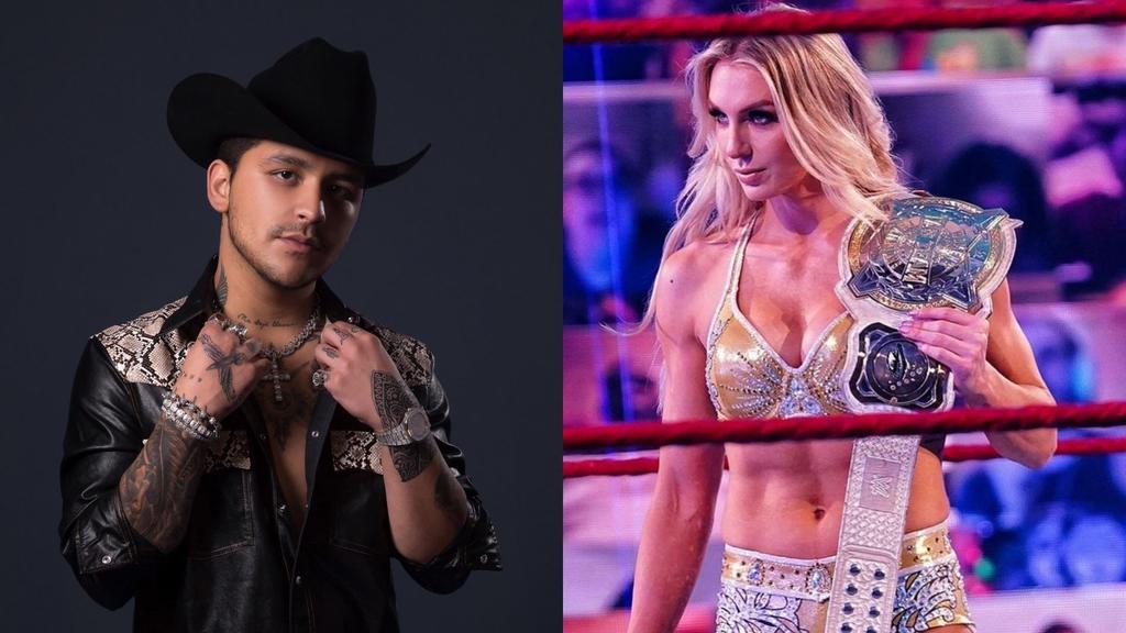 Tal parece que la superestrella de la WWE, Charlotte Flair, es fanática del cantante mexicano Christian Nodal. (ESPECIAL)
